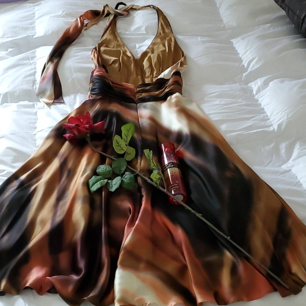 Suzi Chin Cocktail Dress sz 4. - Picture 2 of 5